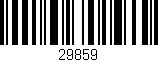 Código de barras (EAN, GTIN, SKU, ISBN): '29859'