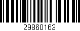Código de barras (EAN, GTIN, SKU, ISBN): '29860163'