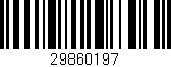 Código de barras (EAN, GTIN, SKU, ISBN): '29860197'