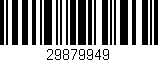 Código de barras (EAN, GTIN, SKU, ISBN): '29879949'