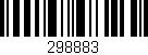 Código de barras (EAN, GTIN, SKU, ISBN): '298883'