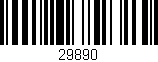 Código de barras (EAN, GTIN, SKU, ISBN): '29890'