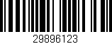 Código de barras (EAN, GTIN, SKU, ISBN): '29896123'