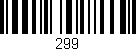 Código de barras (EAN, GTIN, SKU, ISBN): '299'
