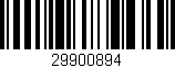 Código de barras (EAN, GTIN, SKU, ISBN): '29900894'