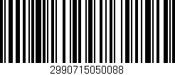 Código de barras (EAN, GTIN, SKU, ISBN): '2990715050088'