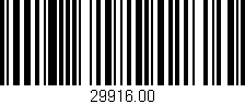 Código de barras (EAN, GTIN, SKU, ISBN): '29916.00'
