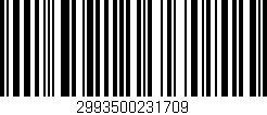 Código de barras (EAN, GTIN, SKU, ISBN): '2993500231709'