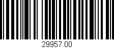 Código de barras (EAN, GTIN, SKU, ISBN): '29957.00'