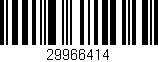 Código de barras (EAN, GTIN, SKU, ISBN): '29966414'