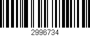 Código de barras (EAN, GTIN, SKU, ISBN): '2996734'