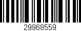 Código de barras (EAN, GTIN, SKU, ISBN): '29968559'