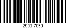 Código de barras (EAN, GTIN, SKU, ISBN): '2999-7050'