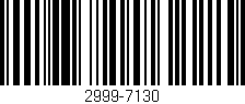 Código de barras (EAN, GTIN, SKU, ISBN): '2999-7130'