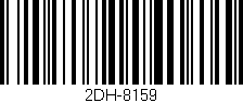 Código de barras (EAN, GTIN, SKU, ISBN): '2DH-8159'