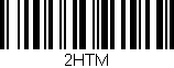 Código de barras (EAN, GTIN, SKU, ISBN): '2HTM'