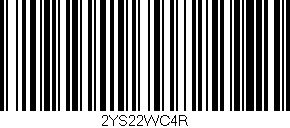 Código de barras (EAN, GTIN, SKU, ISBN): '2YS22WC4R'