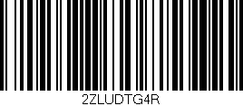 Código de barras (EAN, GTIN, SKU, ISBN): '2ZLUDTG4R'
