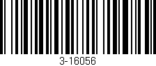Código de barras (EAN, GTIN, SKU, ISBN): '3-16056'