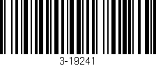 Código de barras (EAN, GTIN, SKU, ISBN): '3-19241'