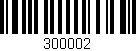 Código de barras (EAN, GTIN, SKU, ISBN): '300002'