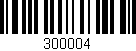 Código de barras (EAN, GTIN, SKU, ISBN): '300004'