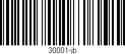 Código de barras (EAN, GTIN, SKU, ISBN): '30001-jb'