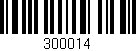 Código de barras (EAN, GTIN, SKU, ISBN): '300014'