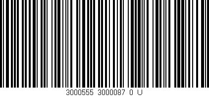 Código de barras (EAN, GTIN, SKU, ISBN): '3000555_3000087_0_U'