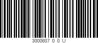 Código de barras (EAN, GTIN, SKU, ISBN): '3000607_0_0_U'