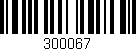 Código de barras (EAN, GTIN, SKU, ISBN): '300067'