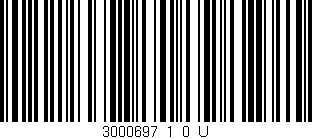 Código de barras (EAN, GTIN, SKU, ISBN): '3000697_1_0_U'