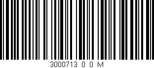 Código de barras (EAN, GTIN, SKU, ISBN): '3000713_0_0_M'