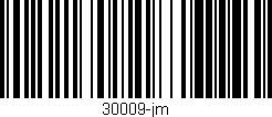 Código de barras (EAN, GTIN, SKU, ISBN): '30009-jm'
