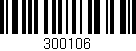Código de barras (EAN, GTIN, SKU, ISBN): '300106'