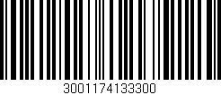 Código de barras (EAN, GTIN, SKU, ISBN): '3001174133300'
