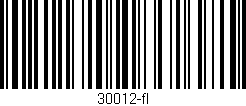 Código de barras (EAN, GTIN, SKU, ISBN): '30012-fl'