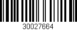 Código de barras (EAN, GTIN, SKU, ISBN): '30027664'
