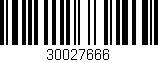 Código de barras (EAN, GTIN, SKU, ISBN): '30027666'