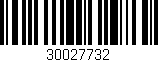 Código de barras (EAN, GTIN, SKU, ISBN): '30027732'