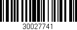 Código de barras (EAN, GTIN, SKU, ISBN): '30027741'