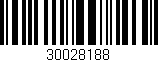 Código de barras (EAN, GTIN, SKU, ISBN): '30028188'