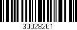 Código de barras (EAN, GTIN, SKU, ISBN): '30028201'
