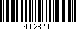 Código de barras (EAN, GTIN, SKU, ISBN): '30028205'