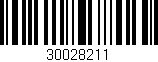 Código de barras (EAN, GTIN, SKU, ISBN): '30028211'