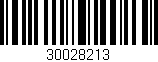 Código de barras (EAN, GTIN, SKU, ISBN): '30028213'