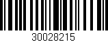 Código de barras (EAN, GTIN, SKU, ISBN): '30028215'