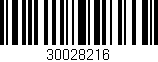 Código de barras (EAN, GTIN, SKU, ISBN): '30028216'