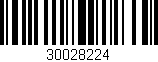 Código de barras (EAN, GTIN, SKU, ISBN): '30028224'