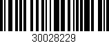 Código de barras (EAN, GTIN, SKU, ISBN): '30028229'
